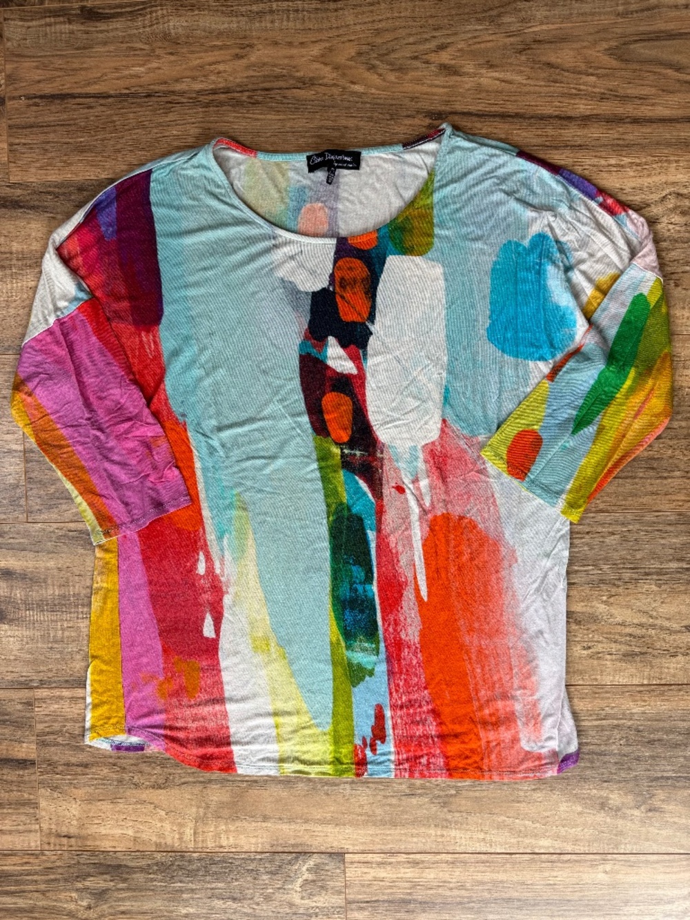 Claire Desjardins Abstract Art Print Tunic Top